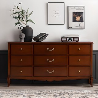 퍼니트랜드 엔틱가구 베리카 9D 엔틱 서랍장 수납장, 엔틱 외