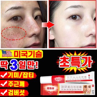 [당일발송] 1/1+1/2+2 기미 잡티 검버섯 주근깨 제거 크림 멜라토닝 멜라논 크림 들깨기미크림 화이트닝 스팟 크림 색소침착 얼국 미백 포장증정, 1개, 20g