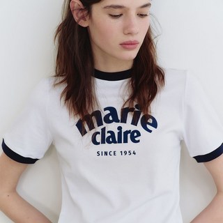 5/20 순차배송 마리 링거 반팔 티셔츠 (MAFBTS07MWH) 404673