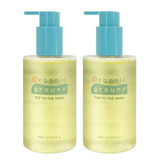 오가닉그라운드 탑투토 워시 300mlX2개, 300ml, 2개