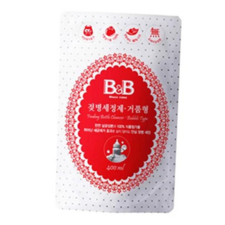비앤비 젖병세정제 거품 400ml 리필 위생, 본상품