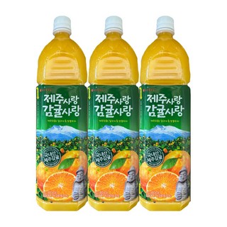 롯데칠성 제주사랑 감귤사랑 주스 1.5L, 5개