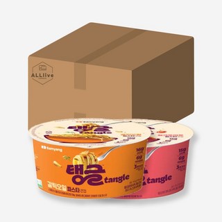 삼양 큰컵 파스타 총16개 탱글 갈릭오일 8개 청크토마토 8개