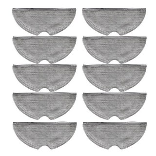 AFBEST Xiaomi Dreame D9 로봇 진공 청소기 액세서리 부품에 대 한 10Pcs 걸레 천 행주, 회색