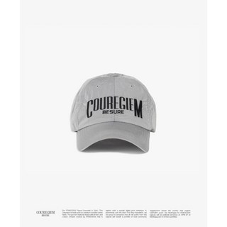 [꾸르지엠] 메탈 나일론 볼캡 2colors (metal nylon cap)