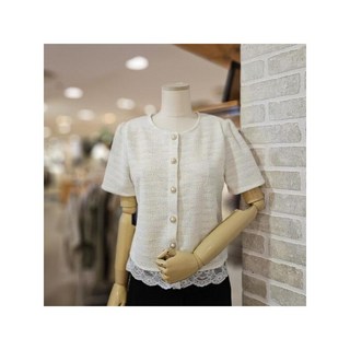 레코브 LC41E7JK004X 밑단 레이스 썸머 자켓