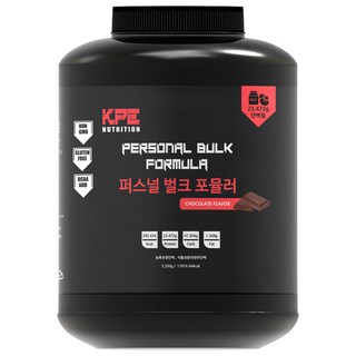 퍼스널벌크포뮬러 3.2kg 게이너 벌크업 살찌는 체중증가 단백질 프로틴 보충제 근육 헬스, 1개