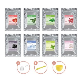 [사은품 3종] 매직 플루이드 모델링팩 8종 1kg 대용량 고무팩 수분 진정 지성 보습 영양 모공 여드름, 알로에베라, 1개, 1개입