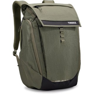 Thule Paramount 자전거 커뮤터 백팩 20L 용량 조절 가능 핏 16인치 패딩 노트북 슬리브 11인치 태블릿 포켓 롤탑 잠금 장치 사이드 휴대폰 테일라이트 루프 46, 27, Soft Green, 1개