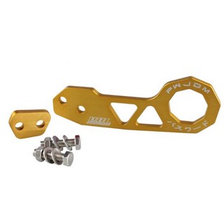 JDM 스타일 레이싱 리어 견인 후크 알루미늄 합금 혼다 시빅 QC001 용, 07 Yellow