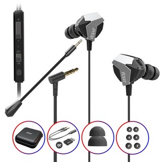 잇서 배그롤 프로 게이밍 이어폰 세트 3.5mm, BAGLOL Pro Gaming Earphone, 레드