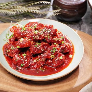절단 꽃게 무침 양념 게장 2kg, 1개
