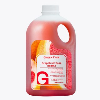 그린트리 자몽 에이드 베이스 1.8kg, 1개