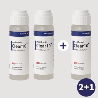 메디비 클리어텐 플러스 톡톡이 좁쌀 화농성 붉은 스팟케어 클리어10 50ml, 3개