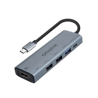 [Coms] 컴스 FW840 (USB허브/5포트/멀티허브) ▶ [무전원/C타입] ◀, 1개