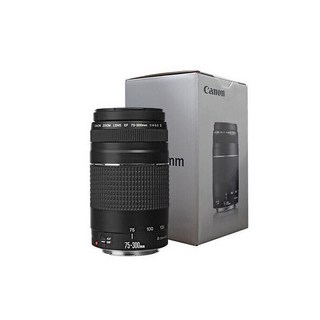 캐논 EF 75 300mm f/4 5.6 III SLR 카메라용 망원 줌 렌즈, 1개