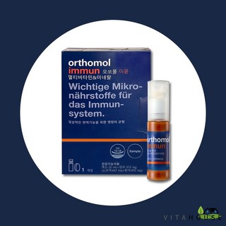 비타하우스 오쏘몰 이뮨 (액상20ml + 정제919mg) x 7개입 1박스