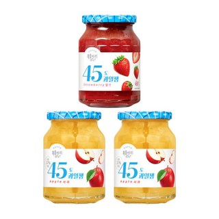 복음자리 45도 과일잼 3개 (사과잼 2 +딸기잼1)