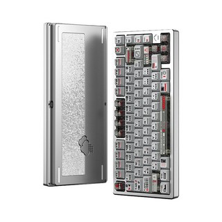 WOB Rainy 75 RT 레이니 Pro 상옵 RGB 자석축, 실버