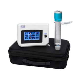Katier 체외충격파 치료기 가정용 마사지기 안마기 근육 전신 어깨 근막 도수 물리치료 통증 ESWT, V100 (고급형) 한국 플러그