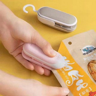 휴대용 실링기 비닐 밀봉 음식 보관 포장 진공 주방 밀폐, 1개, 그레이
