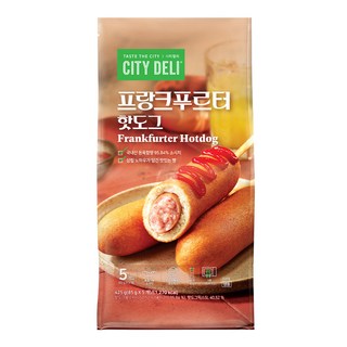 삼립 시티델리 프랑크푸르터 핫도그 425g, 1개