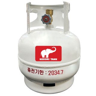 해바라기버너 코돌이탱크 LPG 3kg가스통 고화력 캠핑버너, 1개, 3kg코돌이탱크(가스통만)