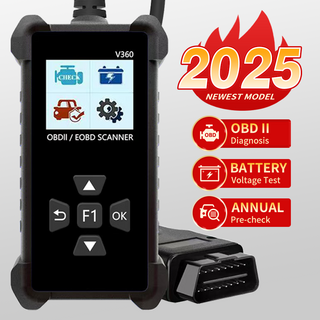 킹콩프로 자동차 진단기 OBD2 차량스캐너 배터리 테스트 진단기 ELM327 한글판 V360, 1개