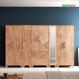 베이크 참죽나무원목 장롱옷장세트 KFR-410