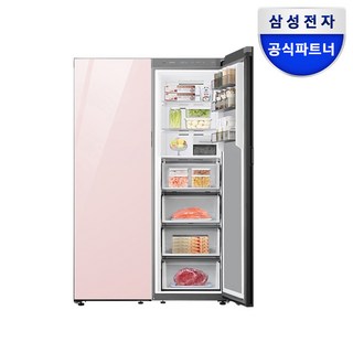 삼성전자 비스포크 RR40C7805AP RZ34C7805AP 냉장고 냉동세트 코타화이트단일색상, 단일색상페어키트1개, RR40C7905AP우힌지, RZ34C7805AP좌힌지