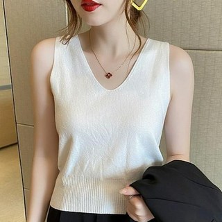 골디하우스 더 심플 브이넥 부드러운 촉감니트