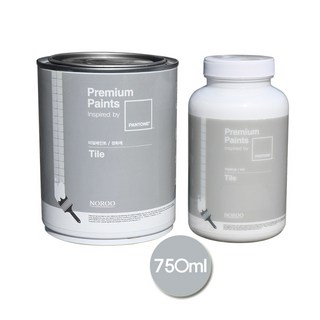 노루페인트 팬톤페인트 타일페인트 욕실페인트 화장실페인트 0.75L, 화이트, 750ml, 1개