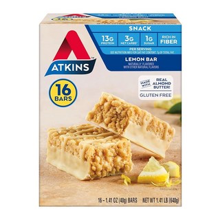앳킨스 캐러멜 초콜릿 너트 롤맛 초코바 16팩, 704g, 1박스