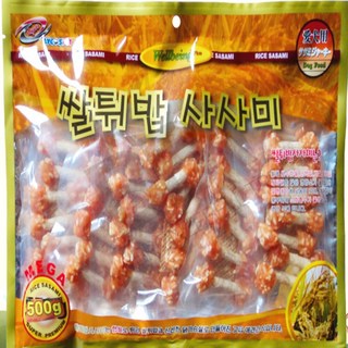 동방울나무 쌀튀밥 덤벨 사사미 500G