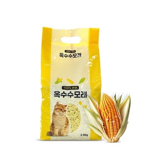 옥수수 고양이모래 2.8KG / 먼지없는 천연성분 친환경모래, 1개