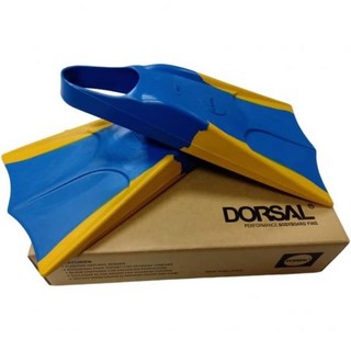 DORSAL 보디보드 보디서핑 플로팅 수영핀 플리퍼 수영 다이빙 서핑을 고무 680662, Color: Blue/Yellow - Style: US, X-Large - Men's US Size 12-13, 1개
