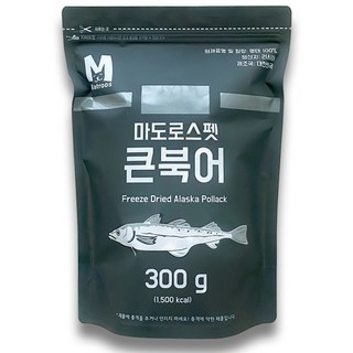마도로스펫 반려동물 동결건조간식, 큰북어, 300g, 1개