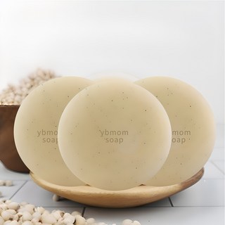 YB맘 사마귀 율무비누 순한 율무 세수 세안 비누 세트, 100g, 3개입