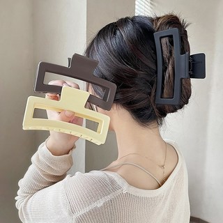 이쁨달다 사각대형 올림머리 집게핀 3종 세트 13cm