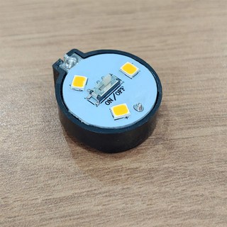 세이브솔라 미니 LED 전등 1.5W 스위치 부착 내부 조명용 화이트 1개