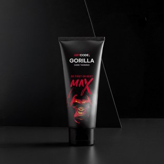 [김강민 태닝로션] 아트코드 고릴라 MAX 최상급자용 태닝로션크림 DHA10% 입문자 사용금지, 1개, 250ml