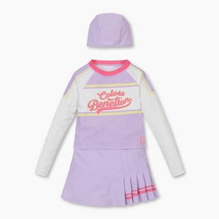 베네통키즈 여아용 체리베리 래쉬가드 세트