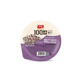 양반 동원 양반 100밥 흑미밥, 130g, 6개