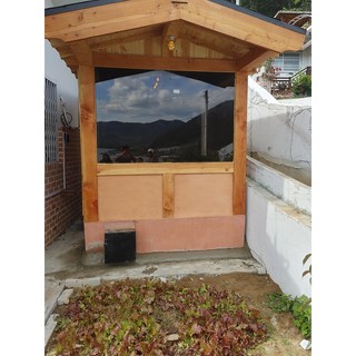 이동식 구들 황토방 사용 모습