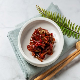 미강착한먹거리 마늘쫑 양념 무침반찬, 1개, 1kg