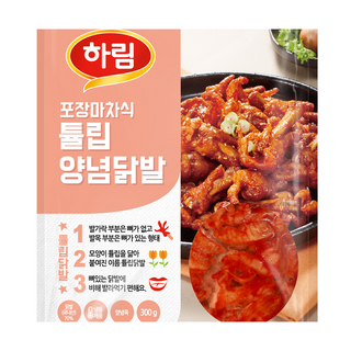 하림-포장마차식 튤립 양념닭발 300g, 3개