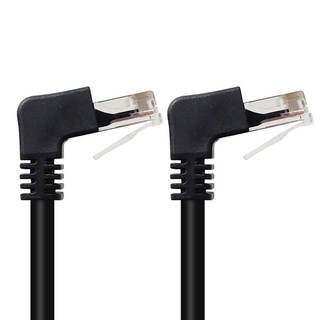 넥스트링크 UTP CAT.6 랜케이블 양방향 하향 꺾임 1M NEXTLINK-UL17, NEXTLINK-UL17(1M), 1개