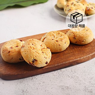 [엣홈045] 크랜베리스콘 60g 15개입 4팩 (1박스) 냉동생지, 4개, 900g