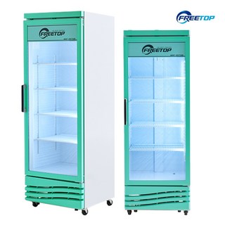 음료수 냉장고 FT-470RG 그린 주류 업소용 음료 쇼케이스, 무료배송지역