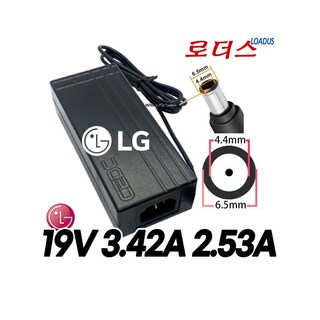 LG모니터M2380D M2380D-PN M2380D-PX M2380D-PM M2380D-PZ M2380DM M2450D M2450D-PN전용 19V 3A 2A접지어댑터, 1개, 어댑터+3구 각파워코드2M